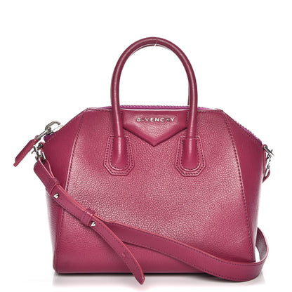 Givenchy Sugar Goatskin Mini Antigona Magenta 1 of 8