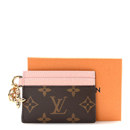 Louis Vuitton Monogram LV Charms Card Holder Rose Ballerine 7 of 7