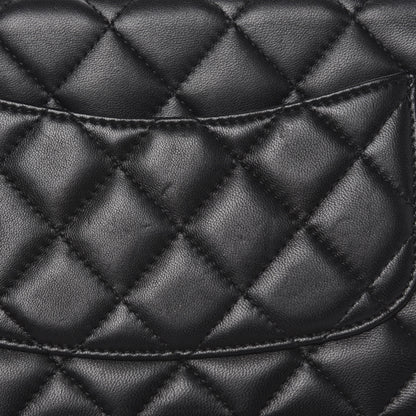 Chanel Lambskin Quilted Wallet On Chain WOC Black 12 of 13