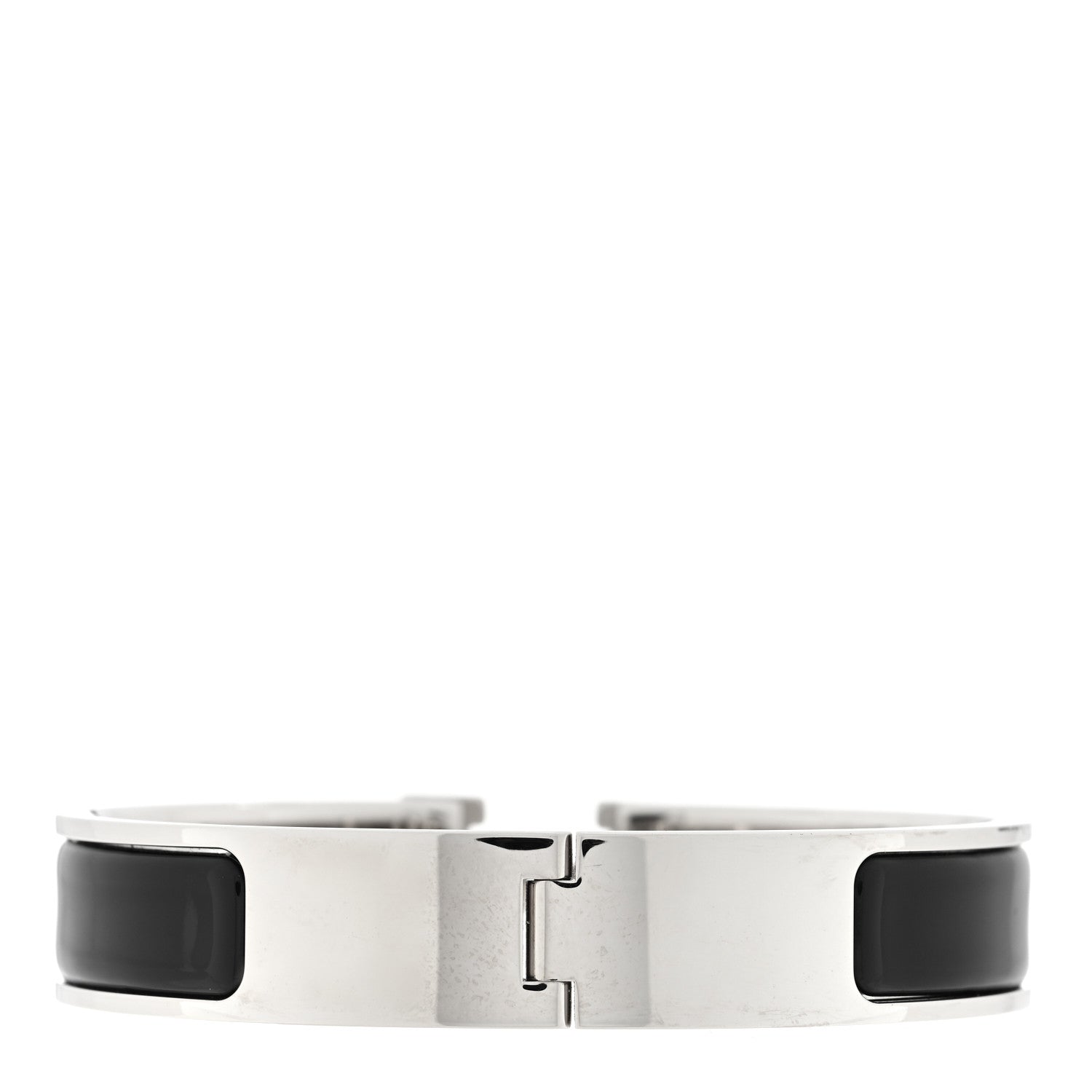 Hermes Enamel Narrow Clic Clac H Bracelet PM Black 2 of 3