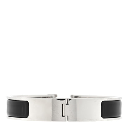 Hermes Enamel Narrow Clic Clac H Bracelet PM Black 2 of 3