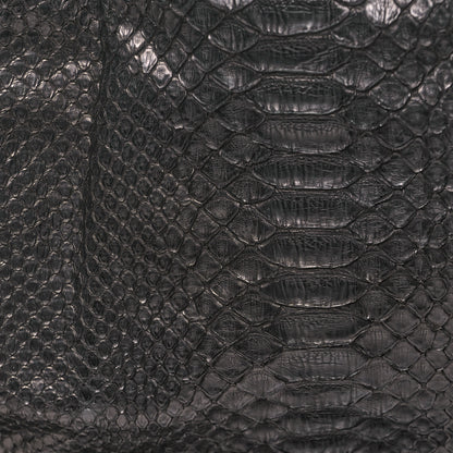 Chanel Snakeskin Rock and Chain Hobo Black 8 of 10