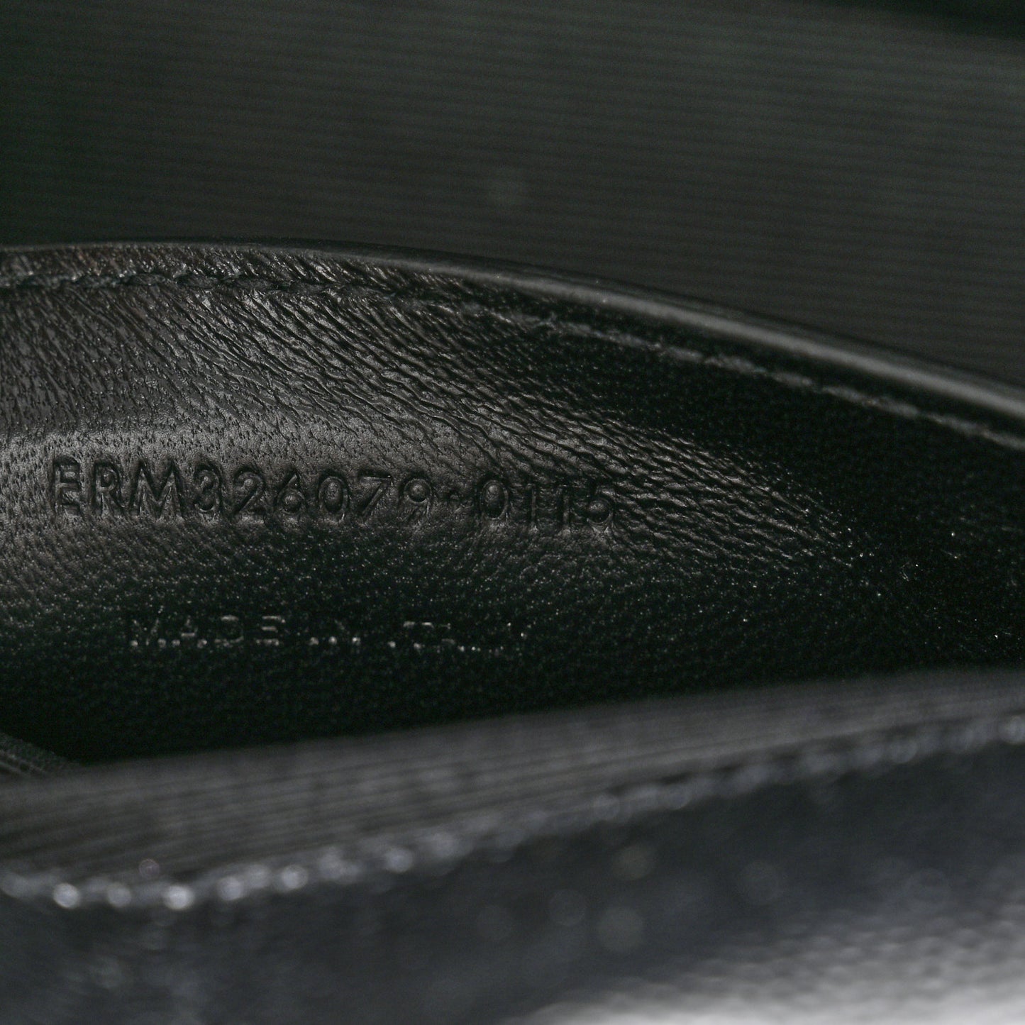 Grain De Poudre Monogram Cassandre Clutch Black
