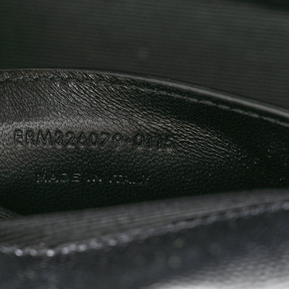 Saint Laurent Grain De Poudre Monogram Cassandre Clutch Black 7 of 13