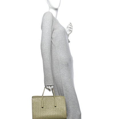 Bottega Veneta Nappa Intrecciato Small Barbara Tote Travertine 2 of 10