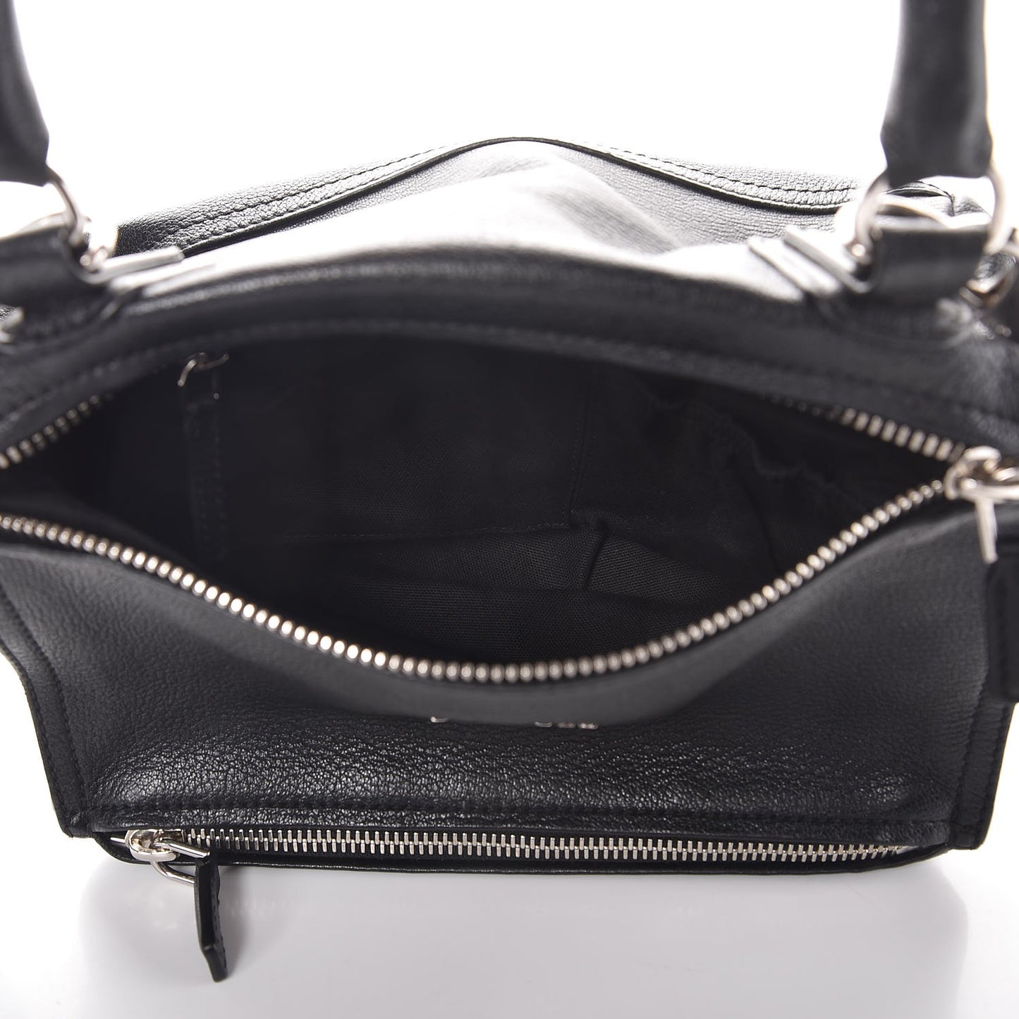 Sugar Goatskin Small Pandora Black