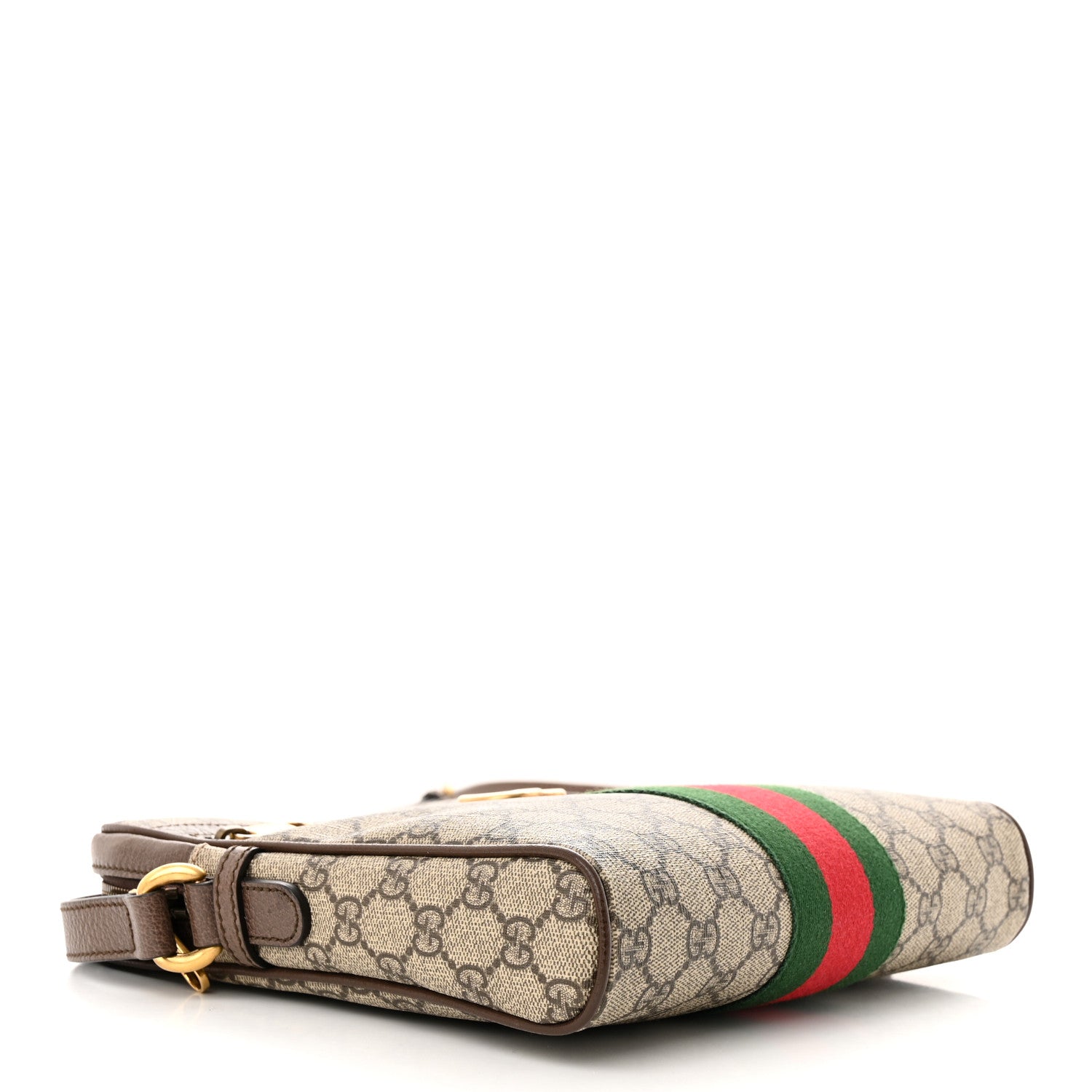 Gucci GG Supreme Monogram Web Small Ophidia Messenger Bag Brown 4 of 12