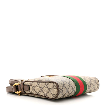 Gucci GG Supreme Monogram Web Small Ophidia Messenger Bag Brown 4 of 12