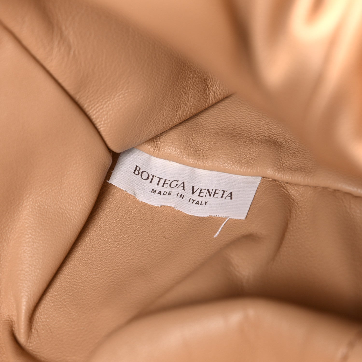 Bottega Veneta Nappa Maxi Intrecciato The Pouch Oversized Clutch Almond 7 of 11