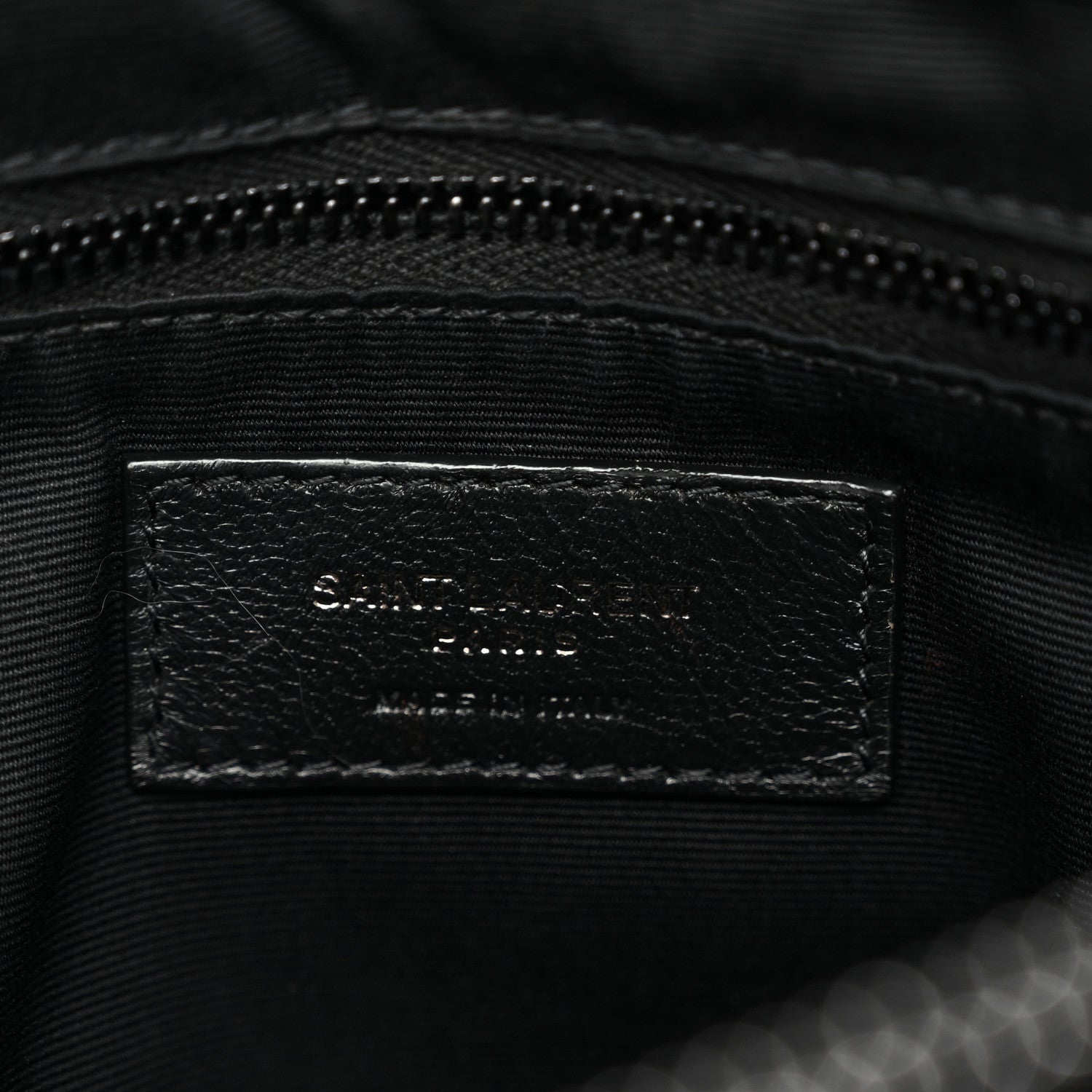 Saint Laurent Calfskin Y Quilted Monogram Monochrome Large Loulou Chain Satchel Black 8 of 12