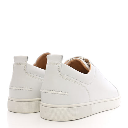 Christian Louboutin Calfskin Mens Louis Junior Flat Sneakers 42.5 White 4 of 9