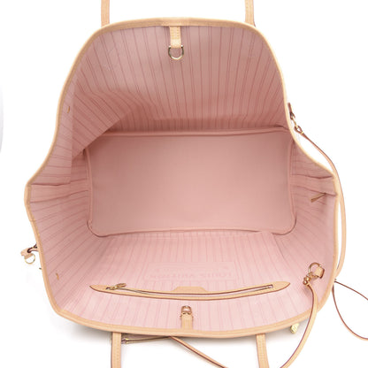 Louis Vuitton Damier Azur Neo Neverfull GM Rose Ballerine 5 of 9