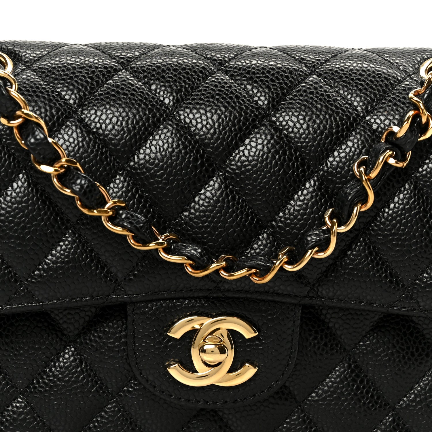 Chanel Caviar Quilted Small Double Flap Black 9 of 11