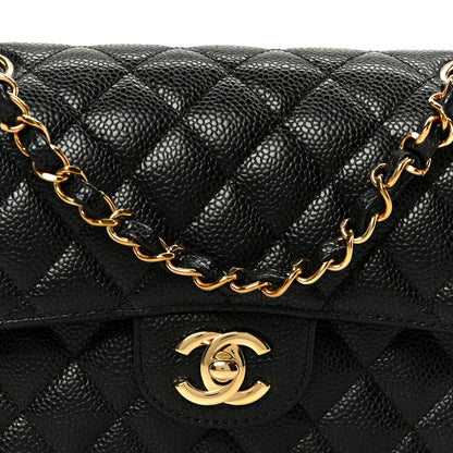Chanel Caviar Quilted Small Double Flap Black 9 of 11