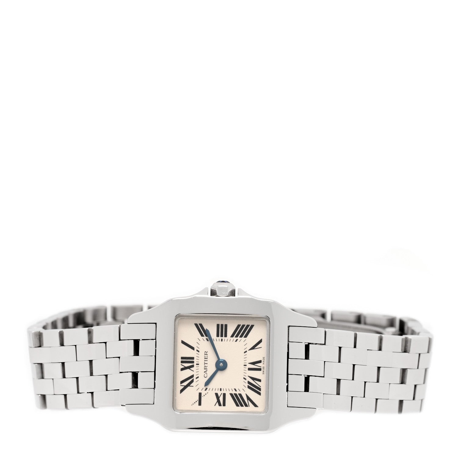Cartier Stainless Steel 20mm Santos Demoiselle Quartz Watch 2 of 4