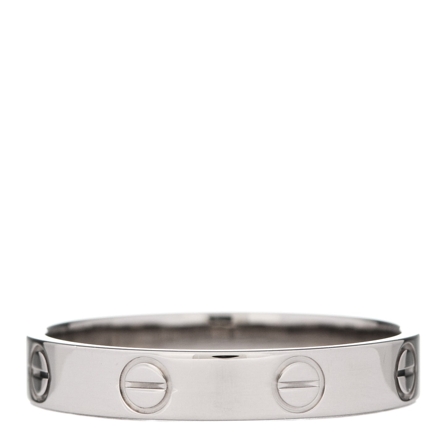 18K White Gold 3.5mm LOVE Wedding Band Ring 57 8