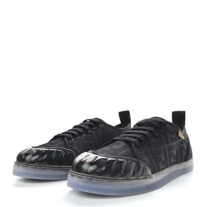 Fendi Corda FF Promenade Low Top Sneakers 41 Black 3 of 10