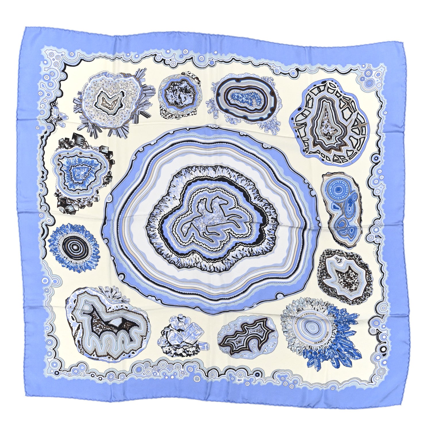 Hermes Silk Pierres Et Cristaux Scarf 90 1 of 5