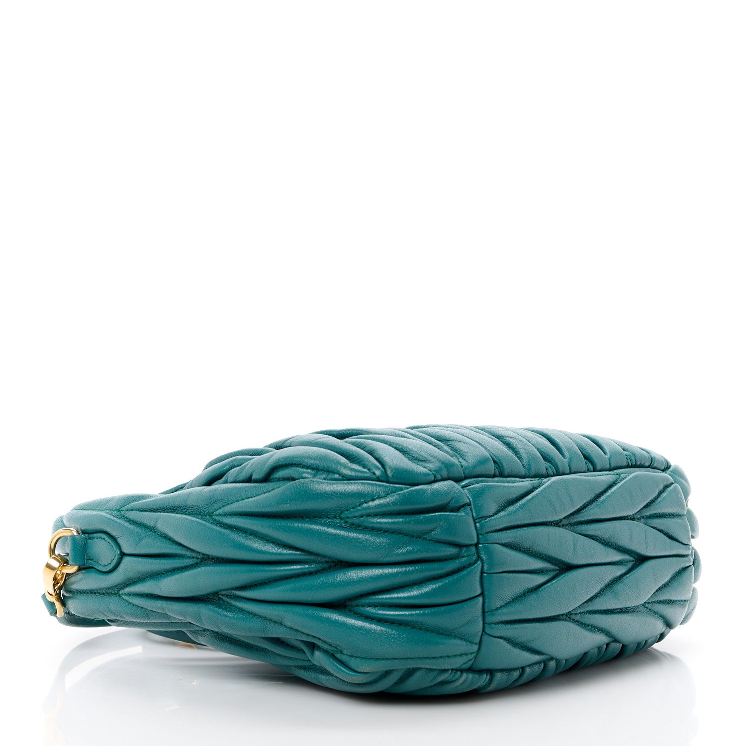 Miu Miu Nappa Matelasse Small Wander Hobo Laguna 4 of 12