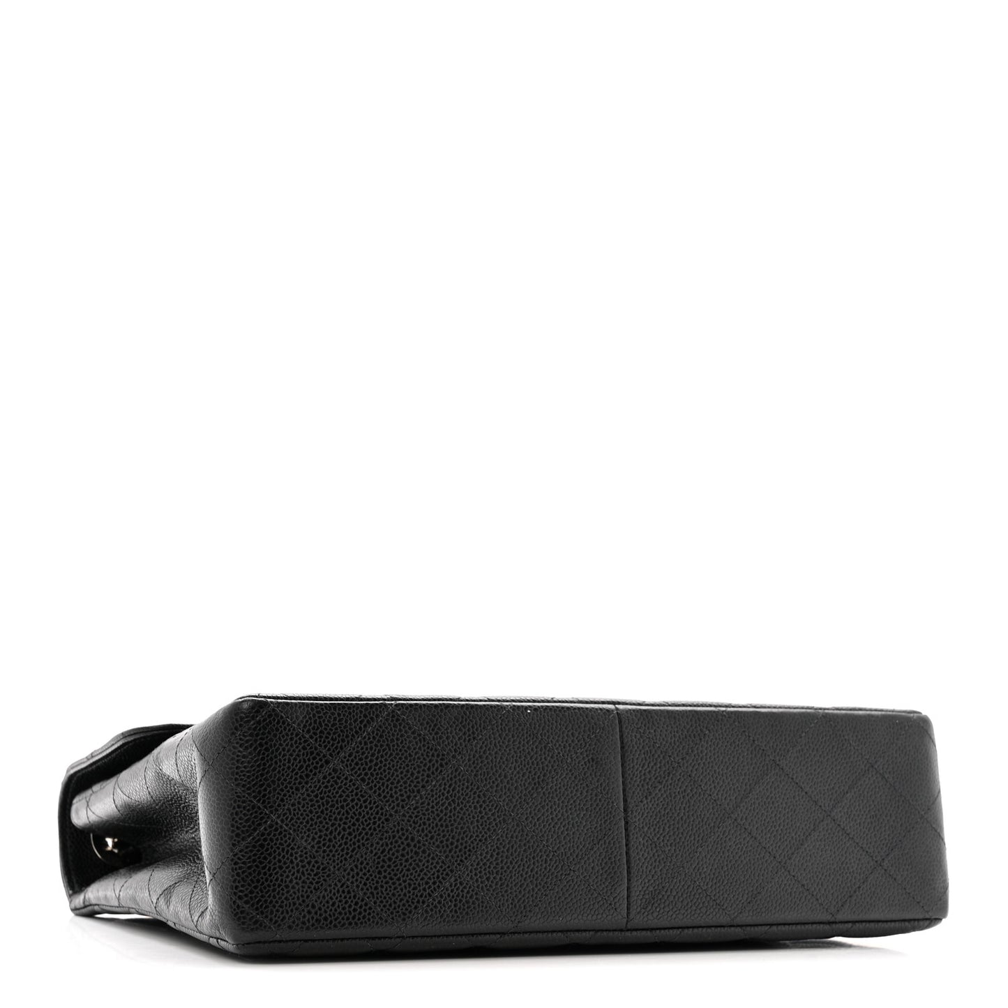 Caviar Jumbo Single Flap Black