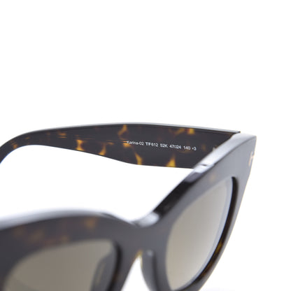 Tom Ford Karina Cat Eye Sunglasses TF612 Havana 5 of 8
