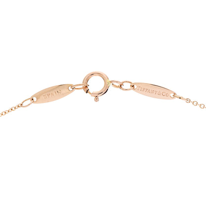 Tiffany 18K Rose Gold 6.5mm Elsa Peretti Bean Pendant Necklace 5 of 6