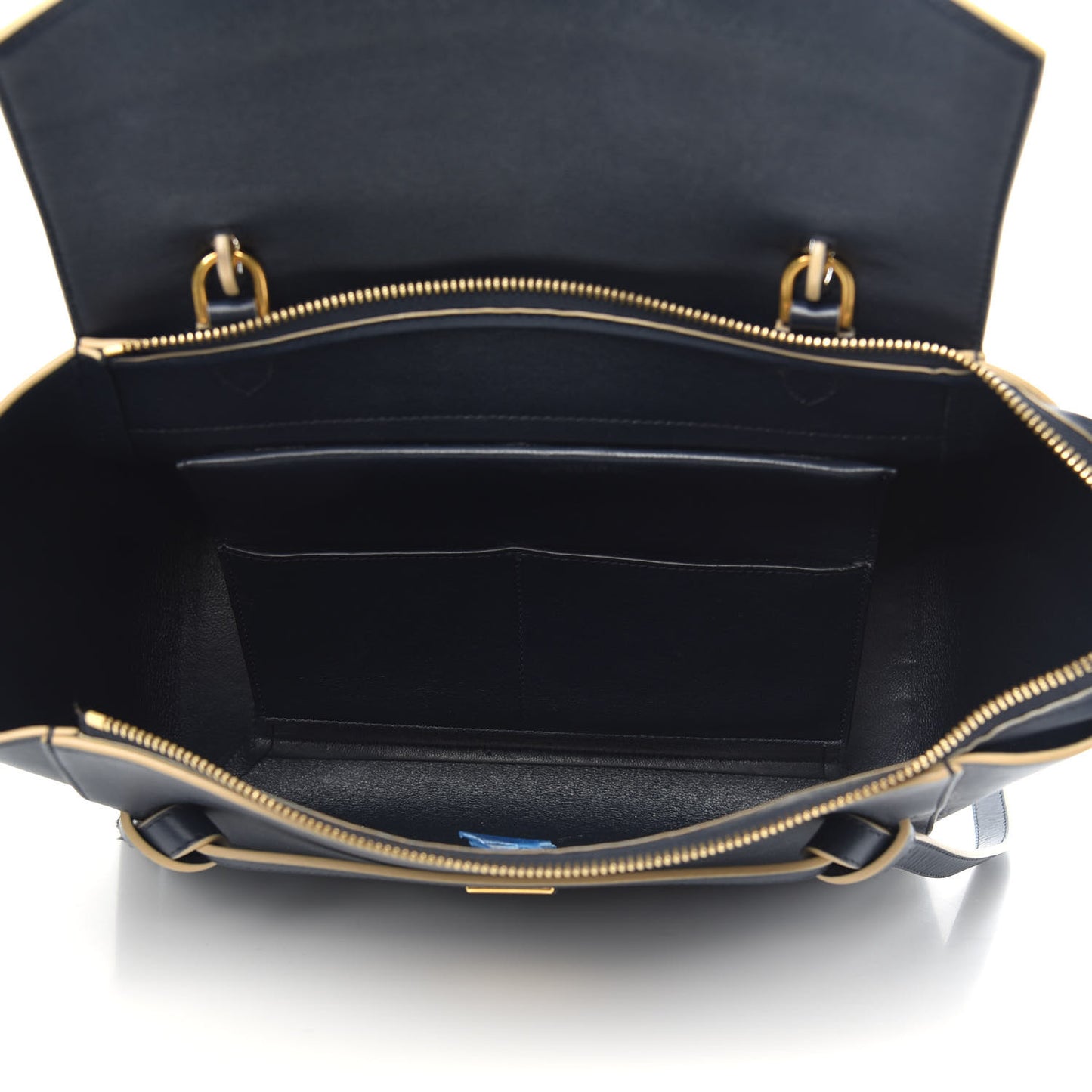 Palmelato Calfskin Mini Belt Bag Navy