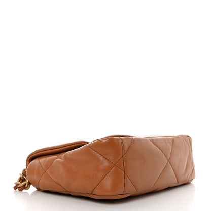 Chanel Lambskin Quilted Medium Chanel 19 Flap Brown 4 of 10