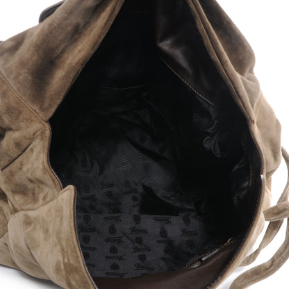 Gucci Suede Medium Hysteria Hobo Grey 5 of 8