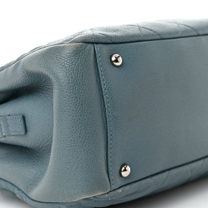 Chanel Caviar Quilted Timeless CC Tote Blue 9 of 24