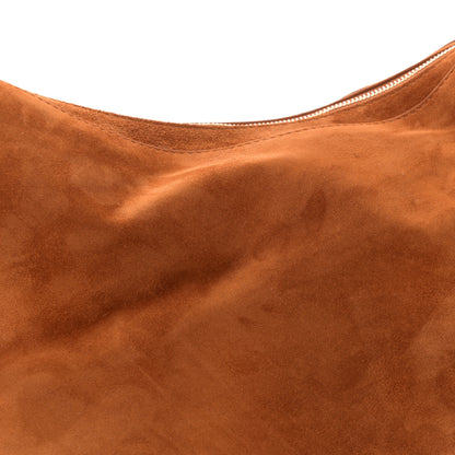 Khaite Suede August Hobo Caramel 7 of 9