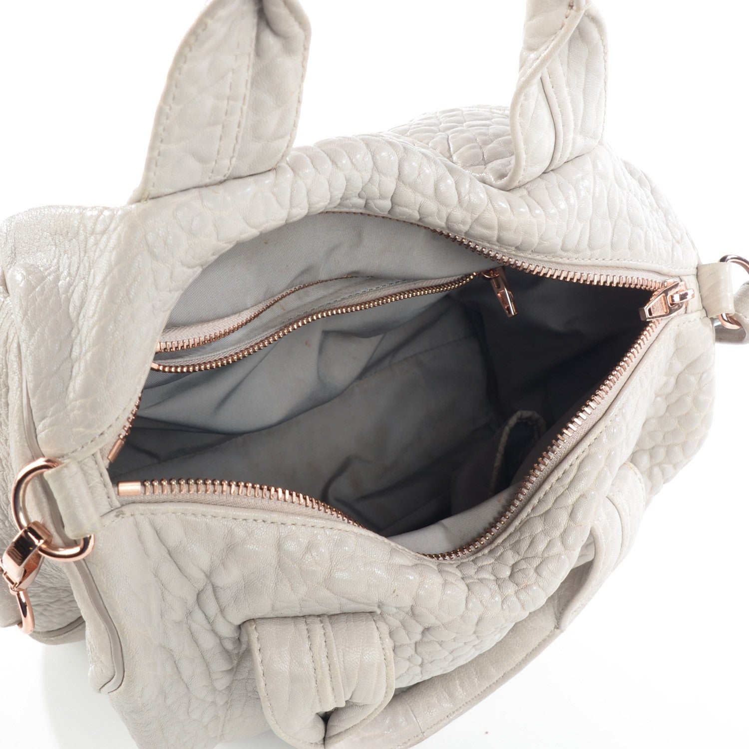 Alexander Wang Pebbled Lambskin Rocco Lilac Rose Gold Hardware 5 of 8