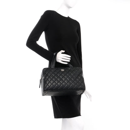 Chanel Caviar Quilted Bowler Black 2 of 11