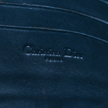 Christian Dior Patent Cannage New Lock Pouch Blue 5 of 13