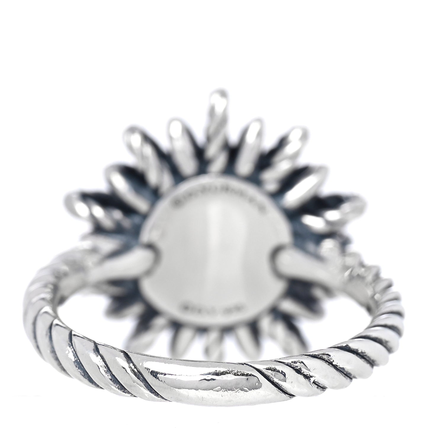 Sterling Silver Amethyst Starburst Ring 54 7