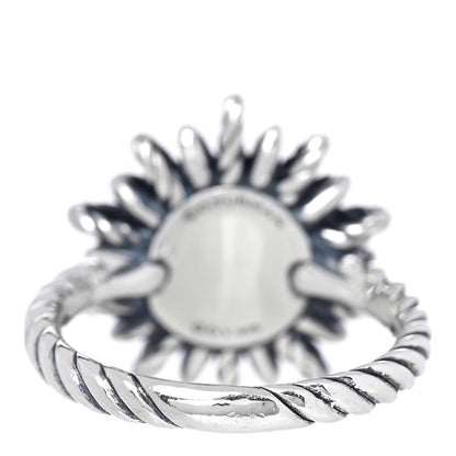 David Yurman Sterling Silver Amethyst Starburst Ring 54 7 4 of 5