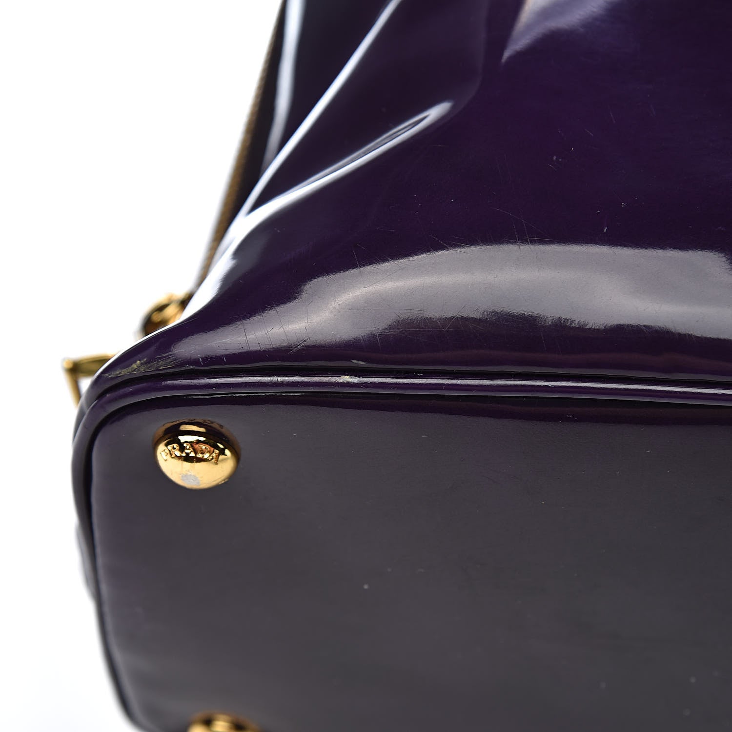Prada Spazzolato Medium Promenade Tote Viola Fume 15 of 16
