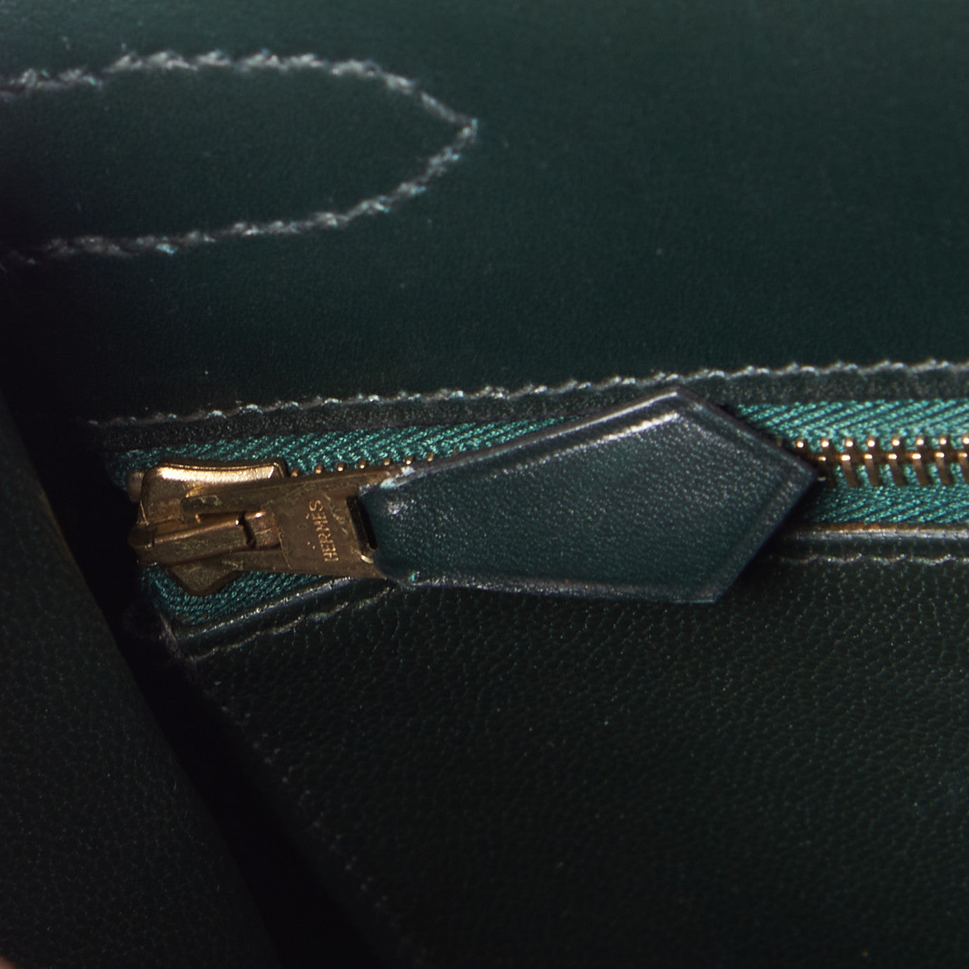 Hermes Box Kelly Sellier 32 Vert Fonce 24 of 32