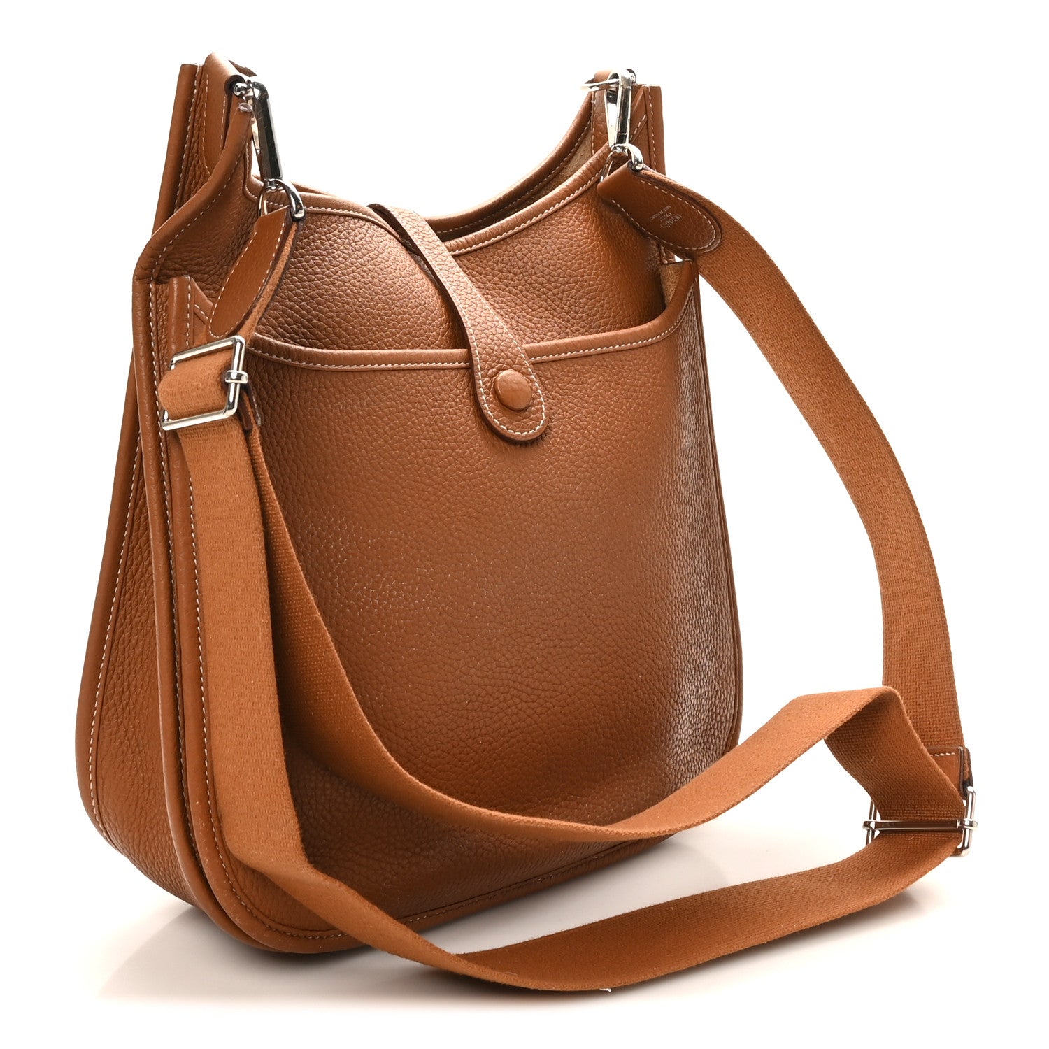 Hermes Taurillon Clemence Evelyne III PM Gold 3 of 10