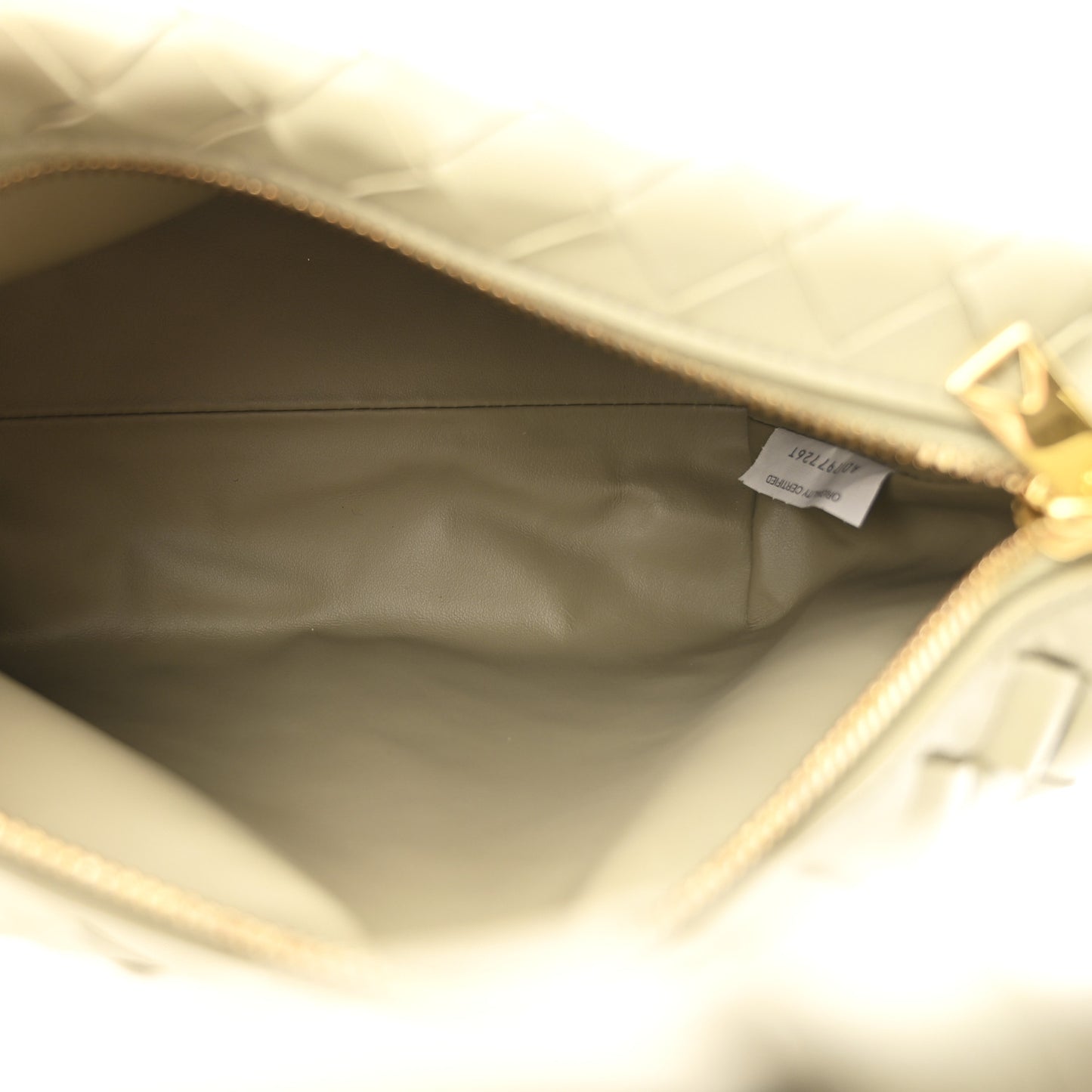 Calfskin Nappa Intrecciato Mini Wallace Travertine