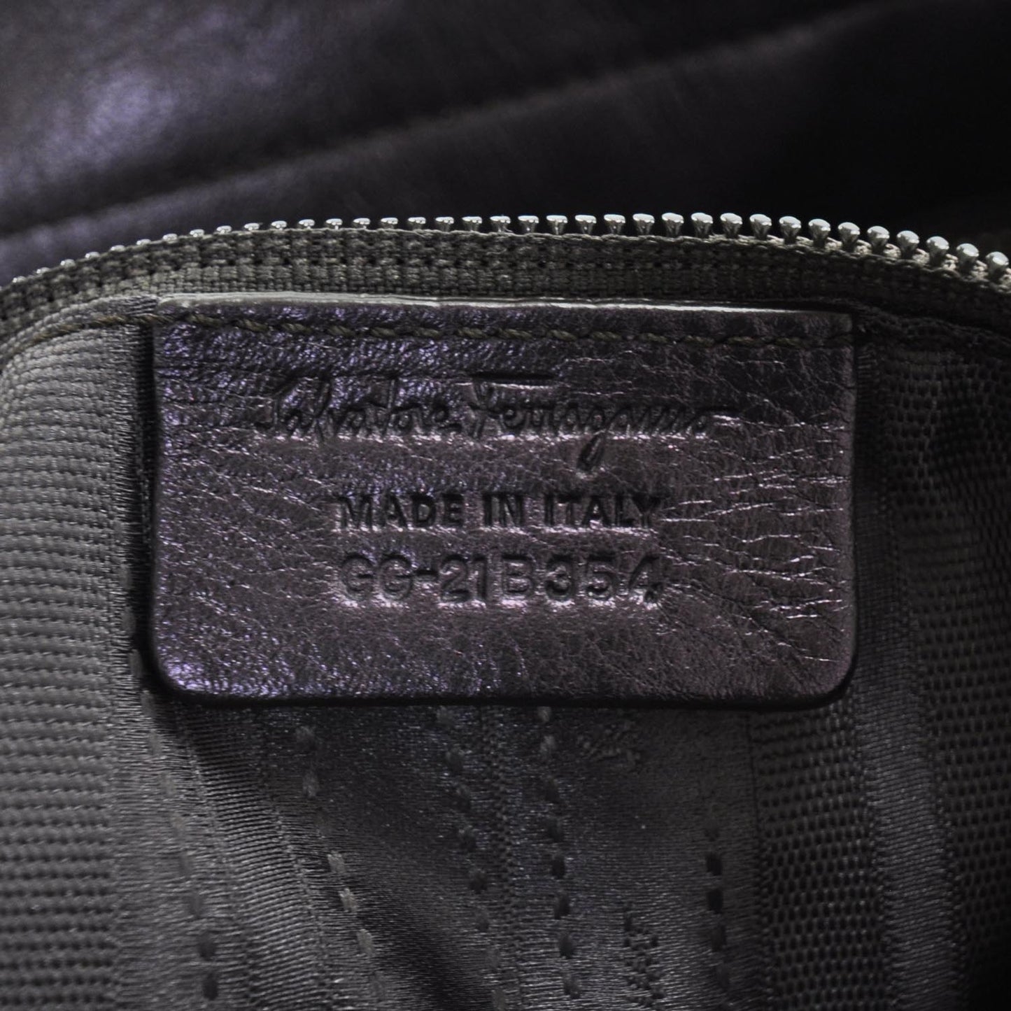 SALVATOREFERRAGAMOVitelloGancioIntreccShoulderBagMetallicPurple
