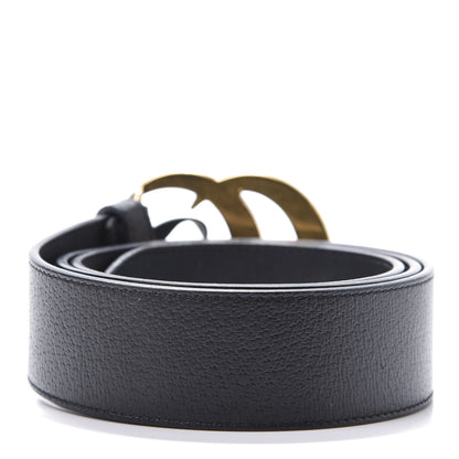 Gucci Textured Calfskin Double G 40mm Belt 90 36 Black 2 of 5
