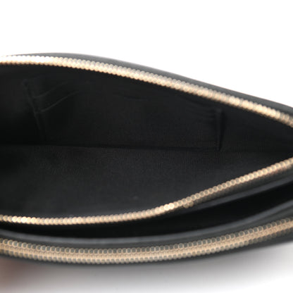 Chanel Caviar Quilted CC Filigree Clutch With Chain Black 7 of 13