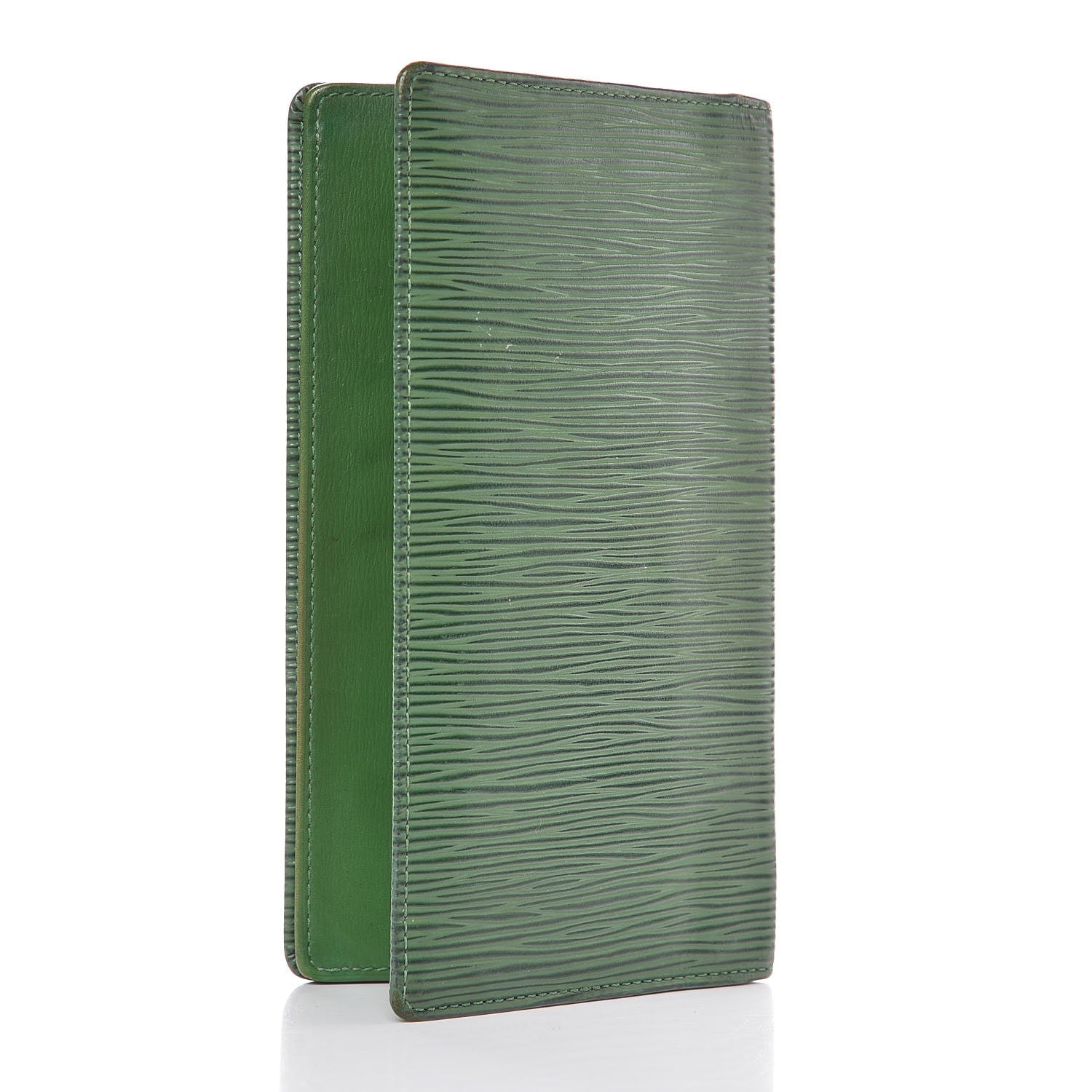 Louis Vuitton Epi Checkbook Organizer Wallet Green 3 of 8