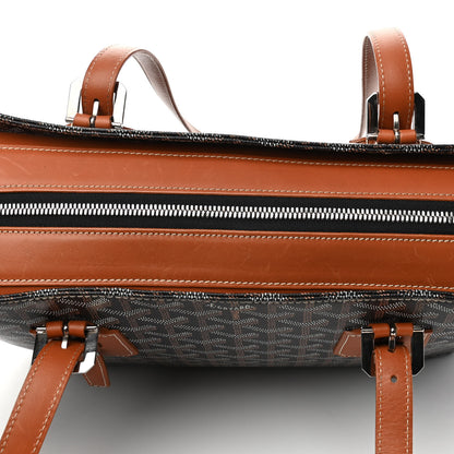 Goyard Goyardine Sac Marie Galante MM Black Gold 10 of 10