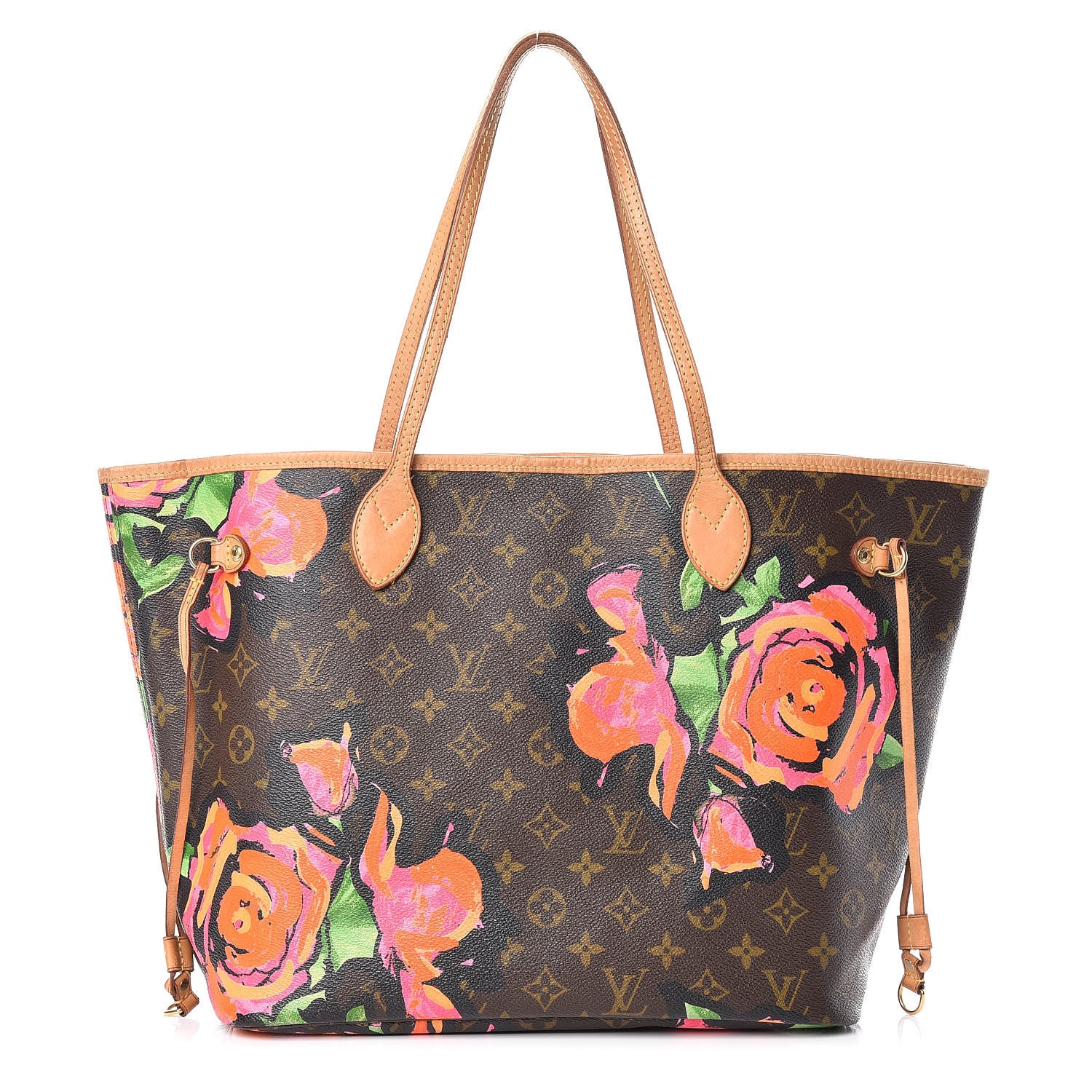 Louis Vuitton Monogram Roses Neverfull MM 1 of 11