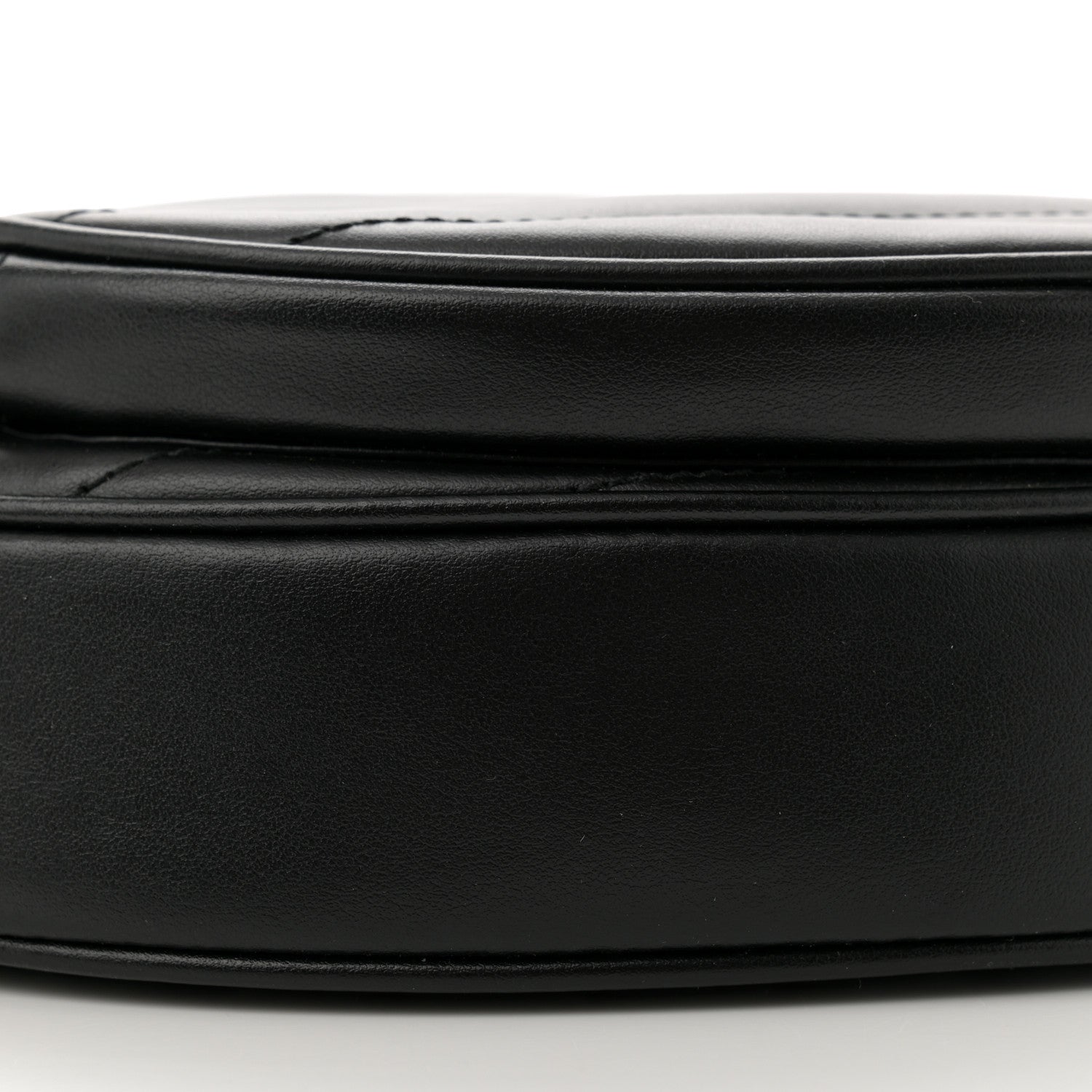 Gucci Calfskin Matelasse Diagonal Mini Interlocking G Heart Shoulder Bag Black 9 of 10