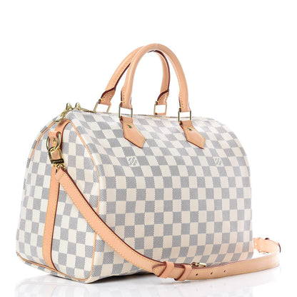 Louis Vuitton Damier Azur Speedy Bandouliere 30 3 of 12