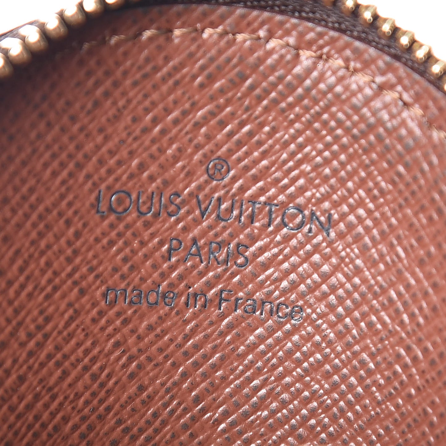 Monogram Round Coin Purse