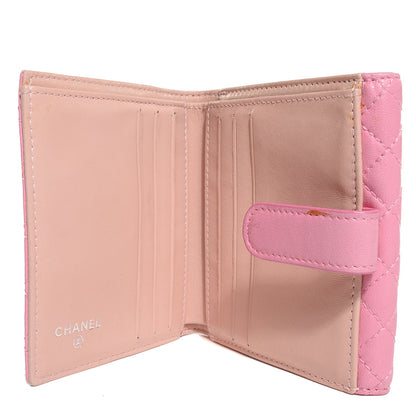 Chanel Lambskin Micro Quilted French Flap Wallet Pink 6 of 9